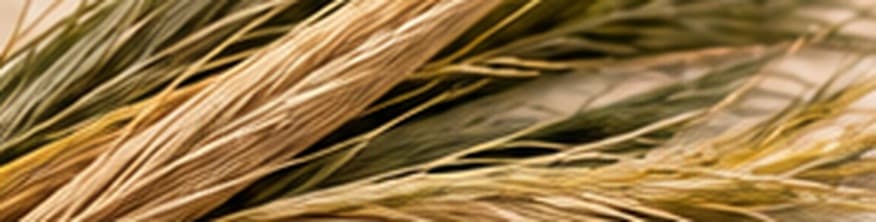 Mazo de fibras naturales.